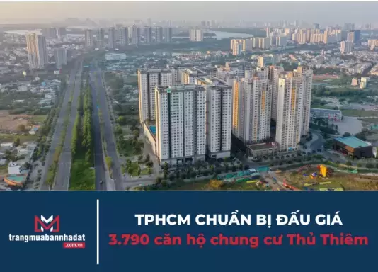 TPHCM chuẩn bị đấu giá 3.790 căn hộ chung cư Thủ Thiêm – Chi tiết tiến độ và quy trình đấu giá