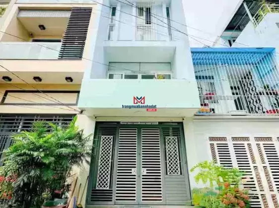 Bán Nhà 1trệt 3 lầu sân thượng - DT 4x15m - đường 6m KDC đường số gần chợ Tân Mỹ thuận tiện KD văn phòng