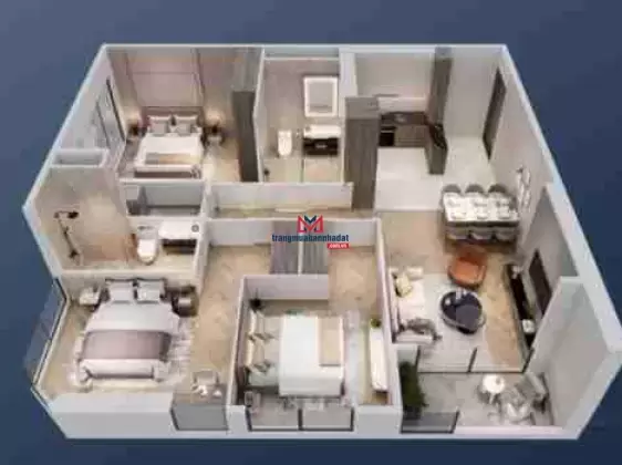 Imperia Cổ Loa với căn Stu,1 PN- 3PN chỉ 80tr/m2 view hồ, 3 hầm để xe