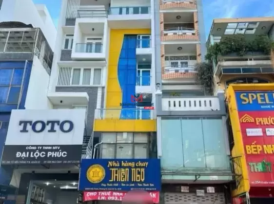 Mặt tiền Tô Hiến Thành 4x20m, 6 tầng vị trí đẹp ngay Big C, vỉa hè trước nhà rộng 8m