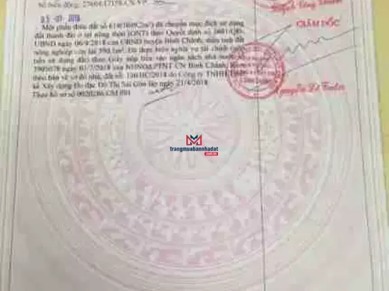 Bán đất MT Kinh A 10&63= 633m2. Sổ hồng thổ cư 333m2. Giá rẻ nhất đầu tư ngay