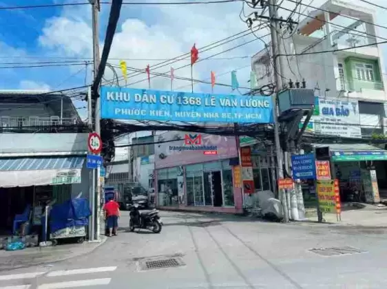 Phước Kiển: Đất mặt tiền hẻm chính 1368 Lê Văn Lương giá nhỉnh 6tỷ - liền kề GS City