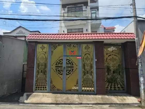 Nhà 186m2 ngang 6.3m mặt tiền đường thông gần chợ Đông Hòa