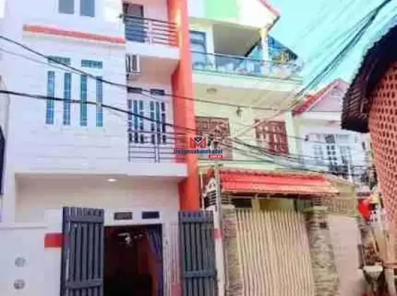 Bán nhà 1 trệt 2 lầu, hẻm ô tô, Lạc Long Quân, P2, TP. Vũng Tàu, 72m2 sổ hồng hoàn công, giá 6.5 tỷ