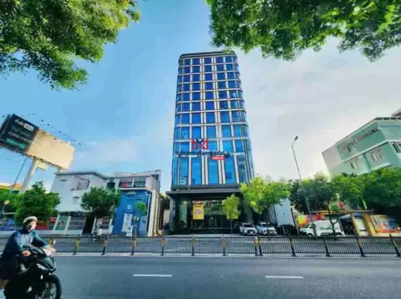 Bán toà nhà góc 2 mặt tiền Nguyễn Trãi - 20x35m - hầm 14 lầu TN 32.4 tỷ/năm - giá bán: 380 tỷ TL