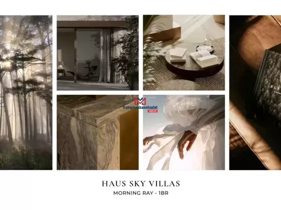 Bán căn hộ Haus Đà Lat| Haus Sky Villa 1 phòng ngủ 58m2 sân vườn 10m