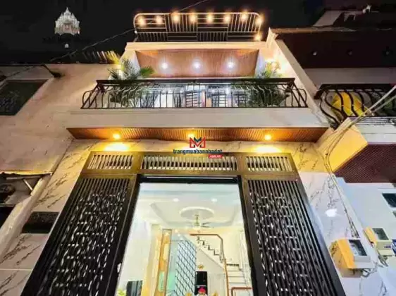 Bán nhà 1 lầu. Hẻm 345 Phan Huy Ích. 40m2 giá 4,290 tỷ