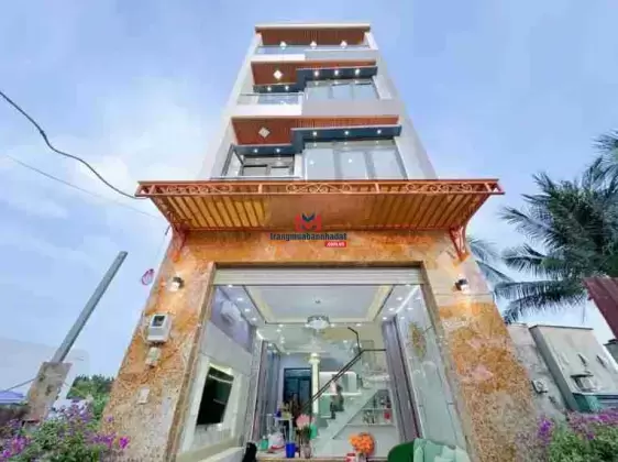 Bán nhà xây mới sổ riêng 50m2 hoàn công 4 tầng full nội thất liền kề Phú Mỹ Hưng